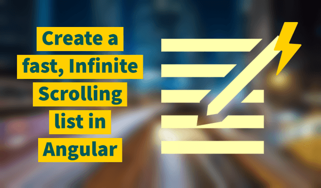 Cover Image for How to add infinite scroll to Angular material list