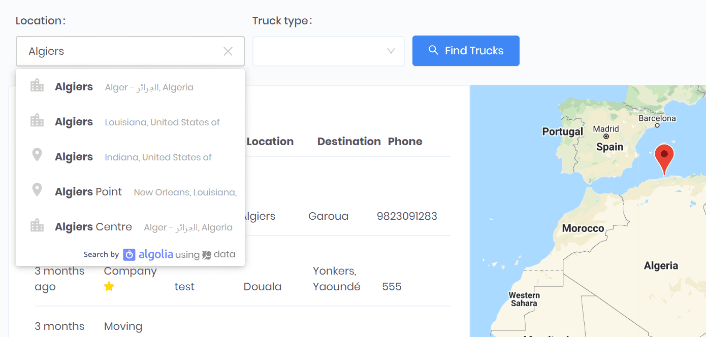 Load Board for Shippers