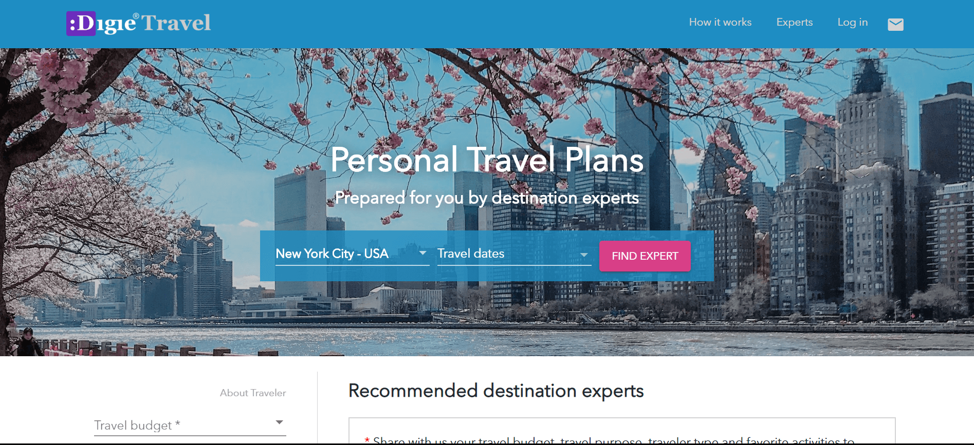 Digie Travel Web Portal