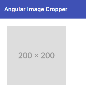 Image Control Placeholder